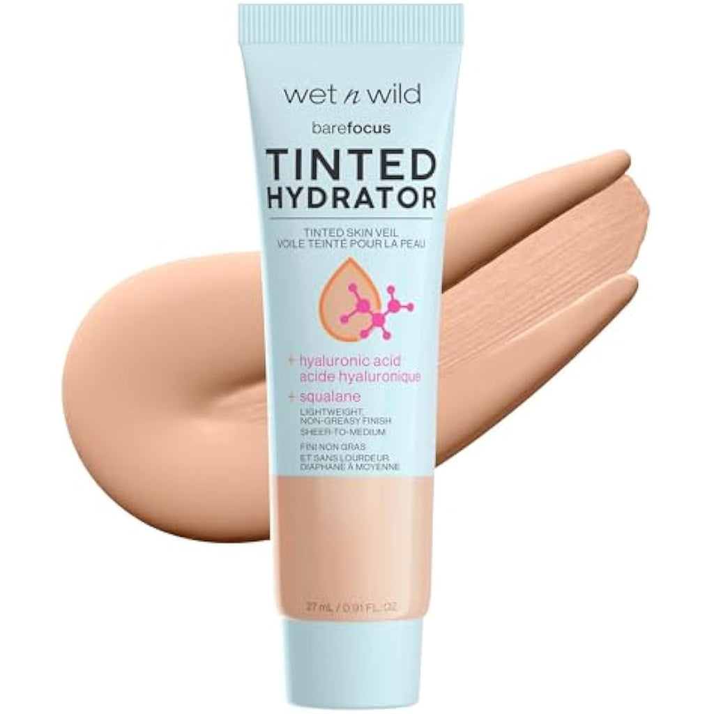 Wet n Wild Bare Focus Tinted Hydrator – Semi-Matte Moisturiser, Light