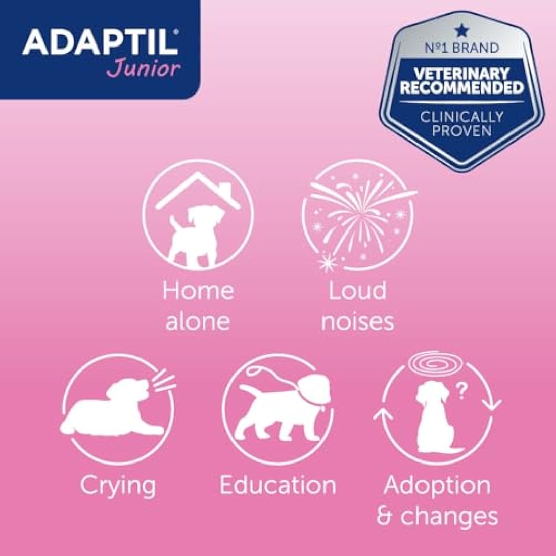 Adaptil Junior Puppy Calming Collar – Adjustable Pheromone Dog Collar