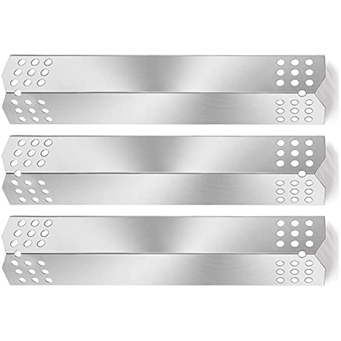 GFTIME Stainless Steel Heat Plate Flame Tamer for Nexgrill & Napoleon, 3 Pack