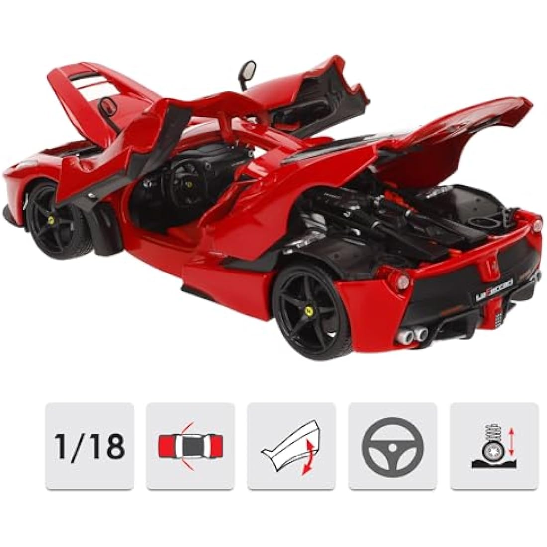 Tobar LaFerrari 1:18 Diecast Model Car – Highly Detailed Collectible