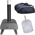 Zanussi Portable 12" Wood Pellet Pizza Oven with Paddle & Cover