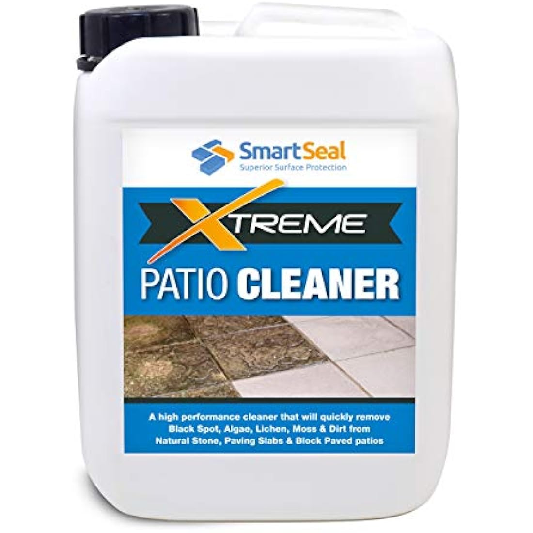 SmartSeal Patio Cleaner Xtreme | Black Spot Remover for Stone - 5L