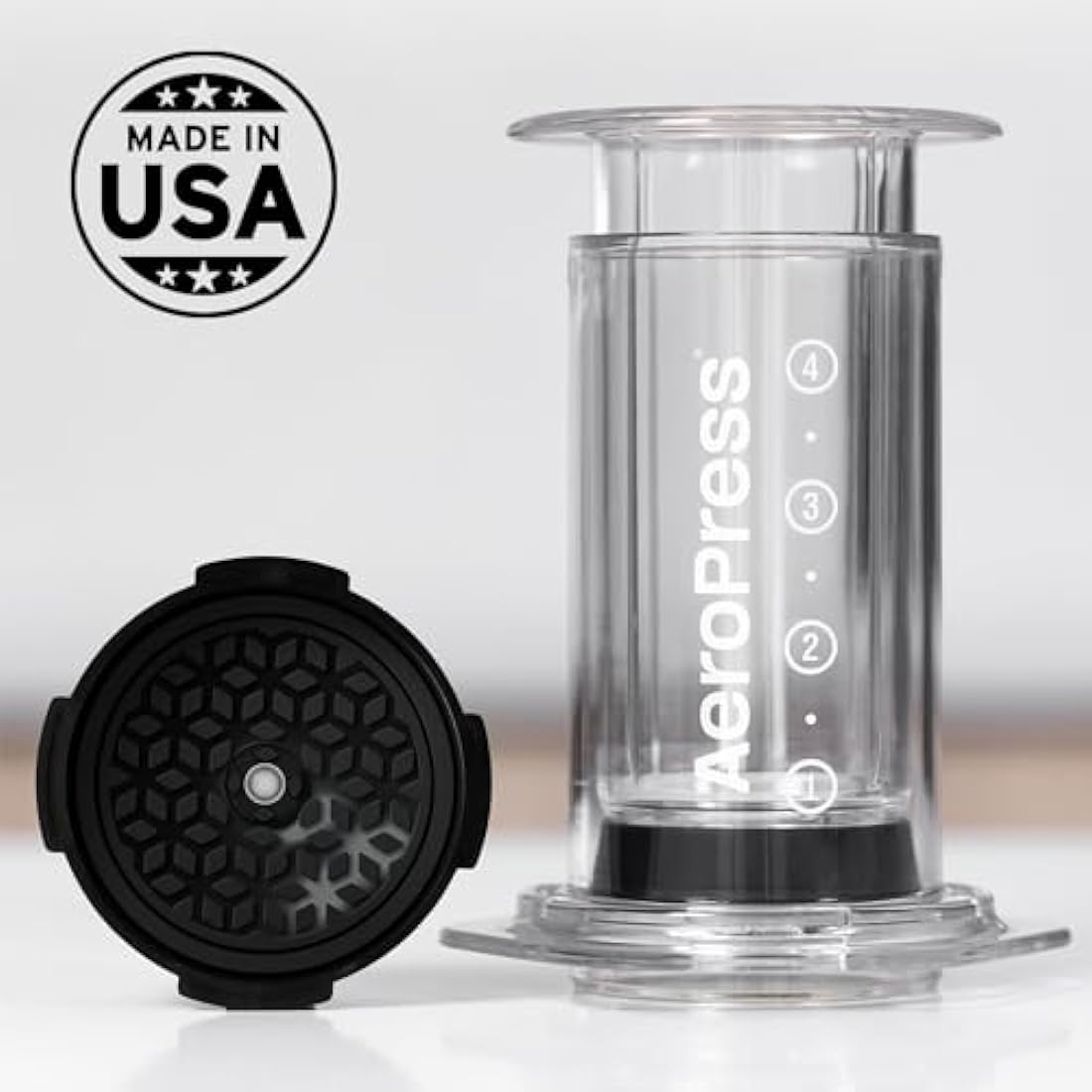 AeroPress Flow Control Filter Cap – No Drip Espresso Crema Attachment