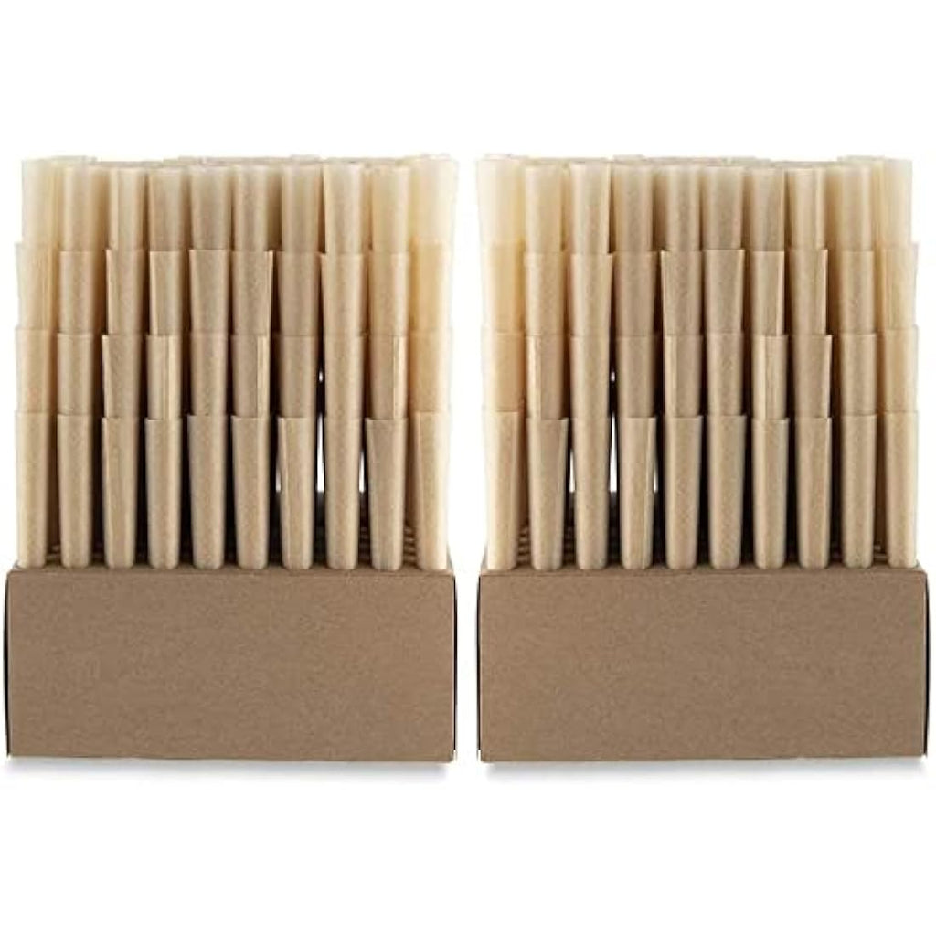 RAW Classic King Size Pre-Rolled Cones – Unbleached Vegan Rolling Paper