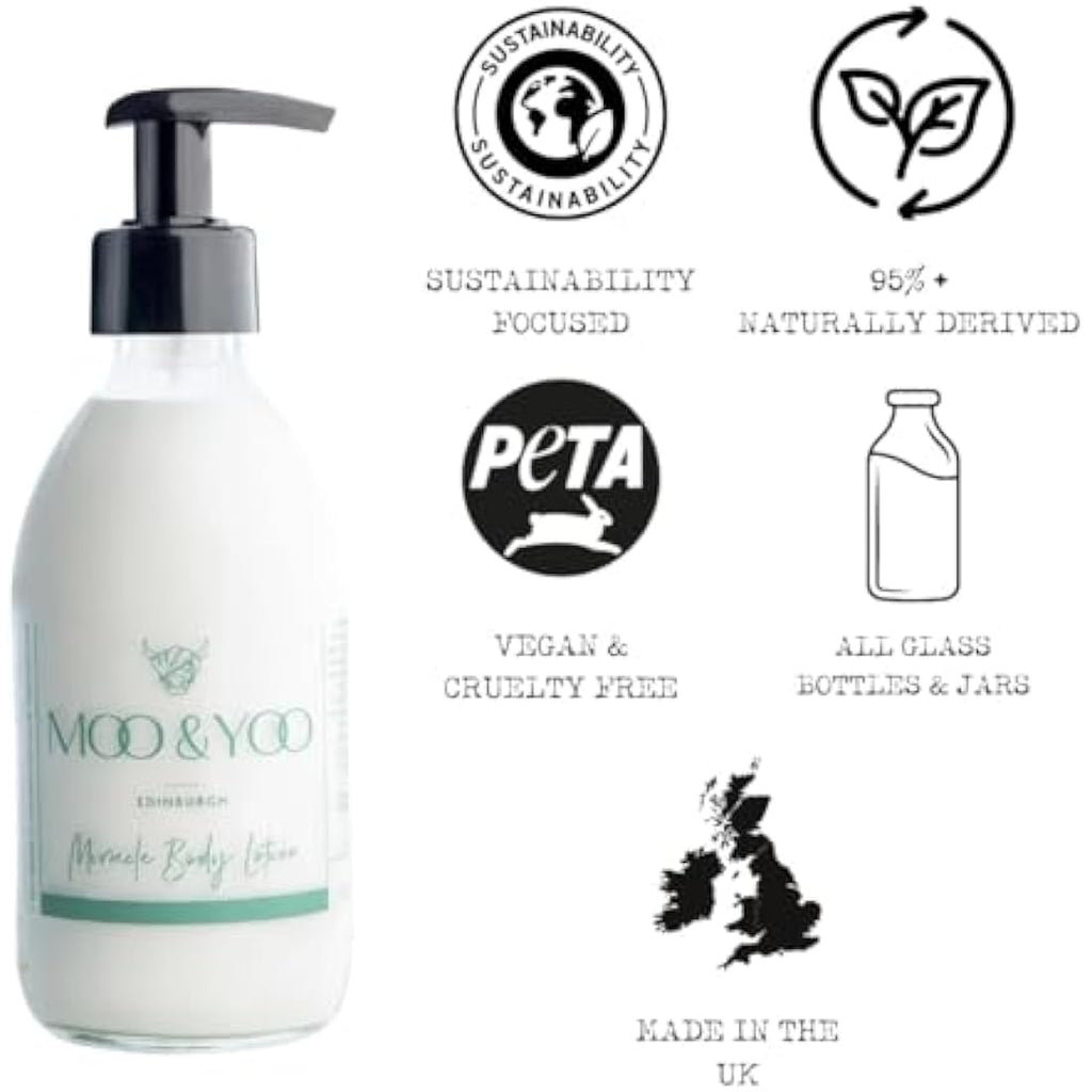 Moo & Yoo Miracle Body Lotion – Marula Oil & Icelandic Moss – 250ml