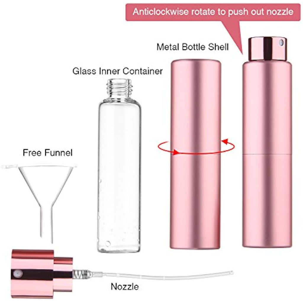 Faireach 20ml Refillable Perfume Atomiser – Leak Proof Travel Spray