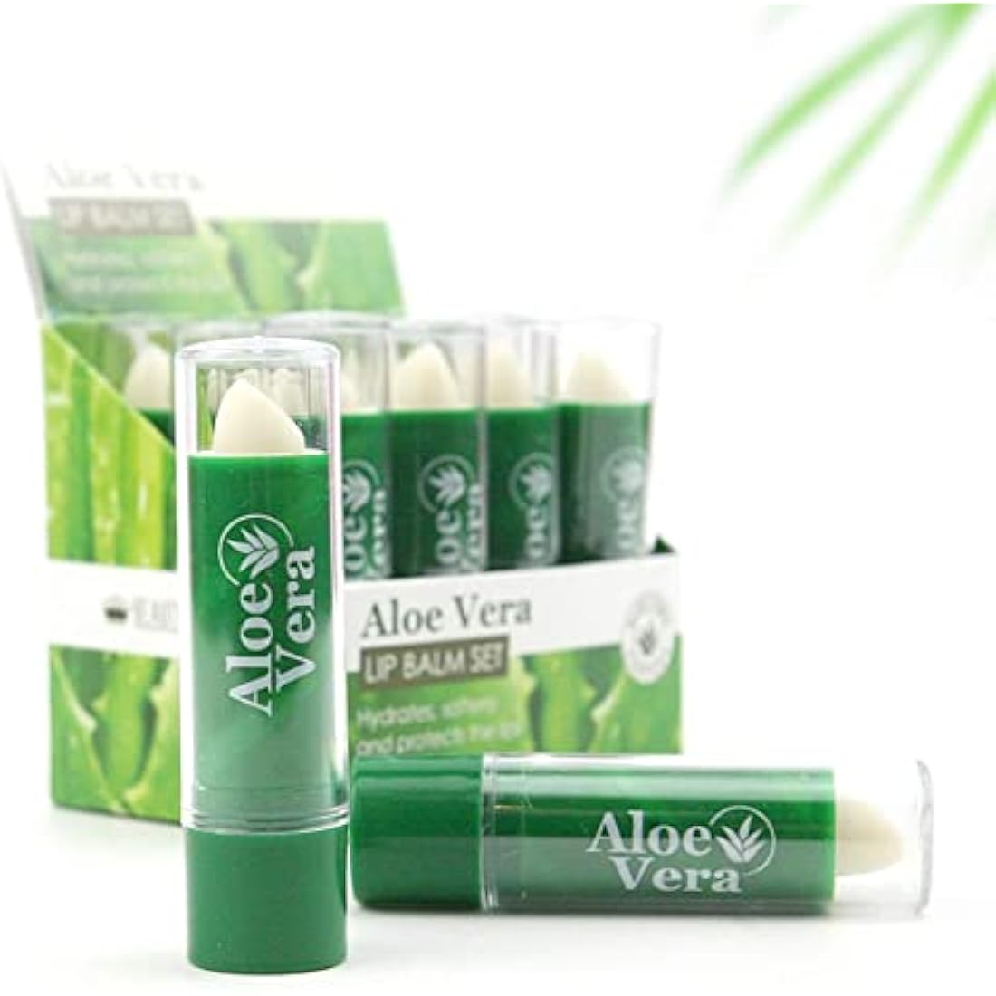 Beauty4Britain Aloe Vera Lip Balm - Bulk 72 Pack Wholesale Lip Care