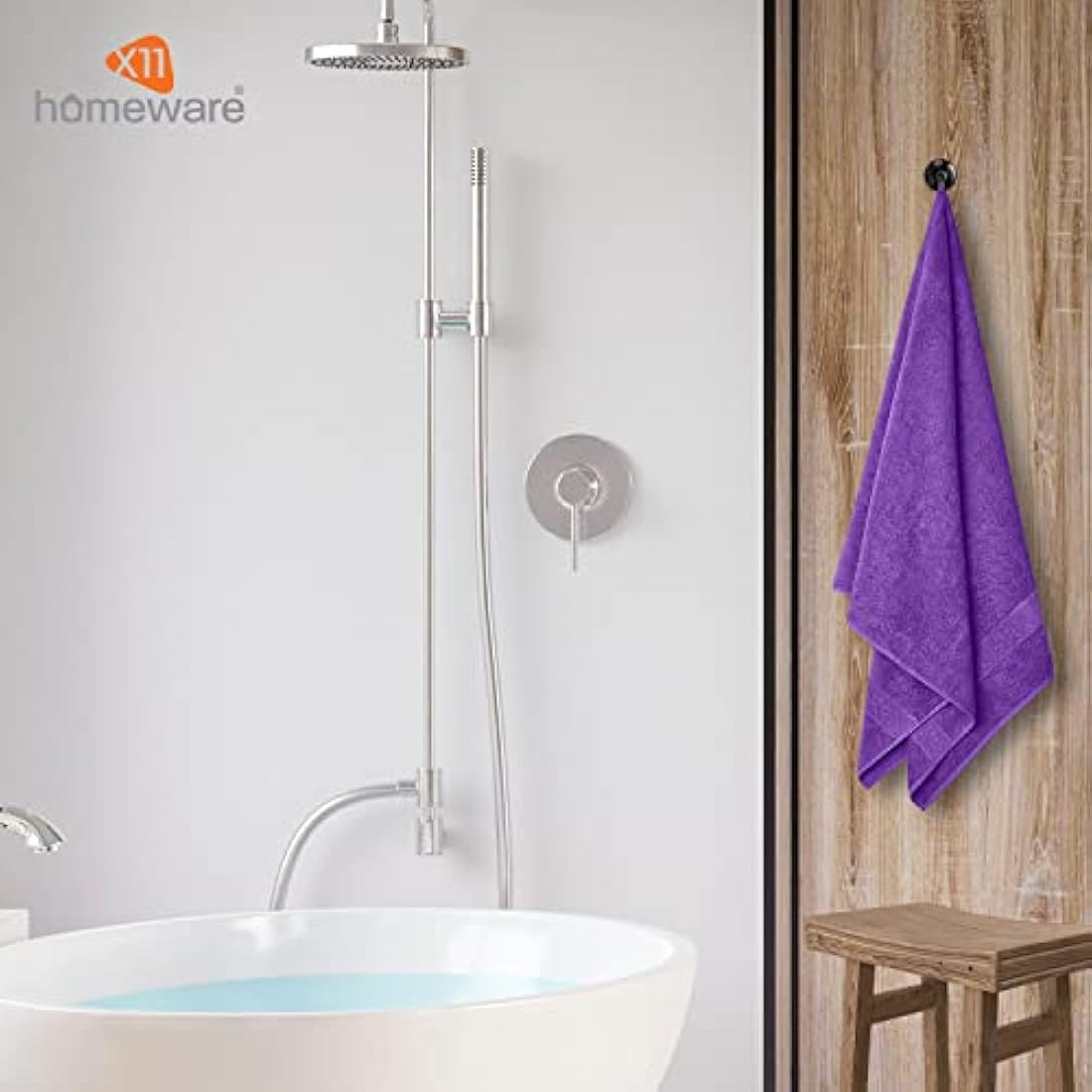 Egyptian Cotton Bath Towels – 4 Pack Large Absorbent Set