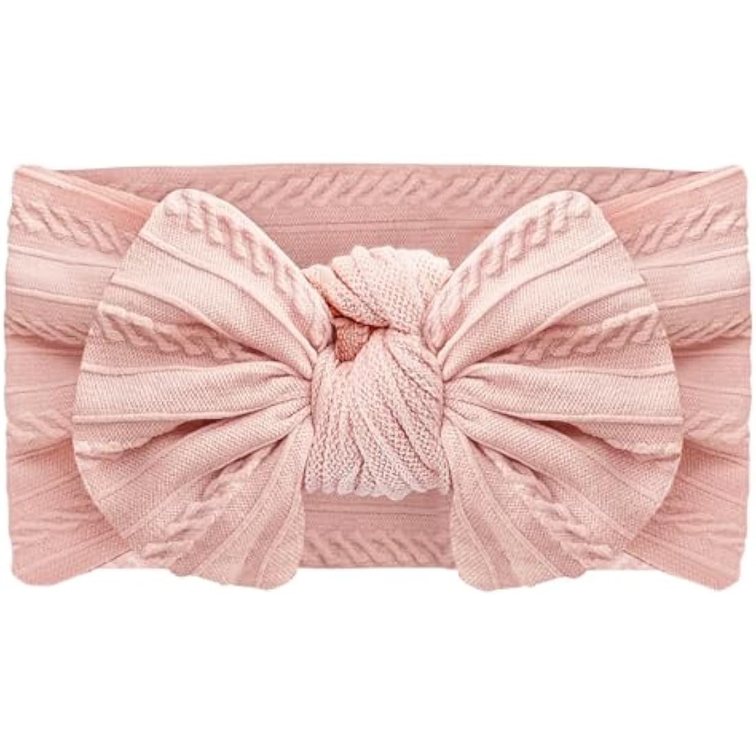 Baby Headbands – 2-Pack Soft Spandex Bows for 0-3 Years