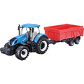 Bburago New Holland T7.315 Die-Cast Tractor with Tipping Trailer