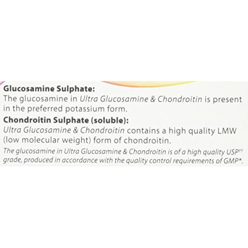 Vitabiotics Ultra Glucosamine & Chondroitin - Joint Health - 60 Tablets