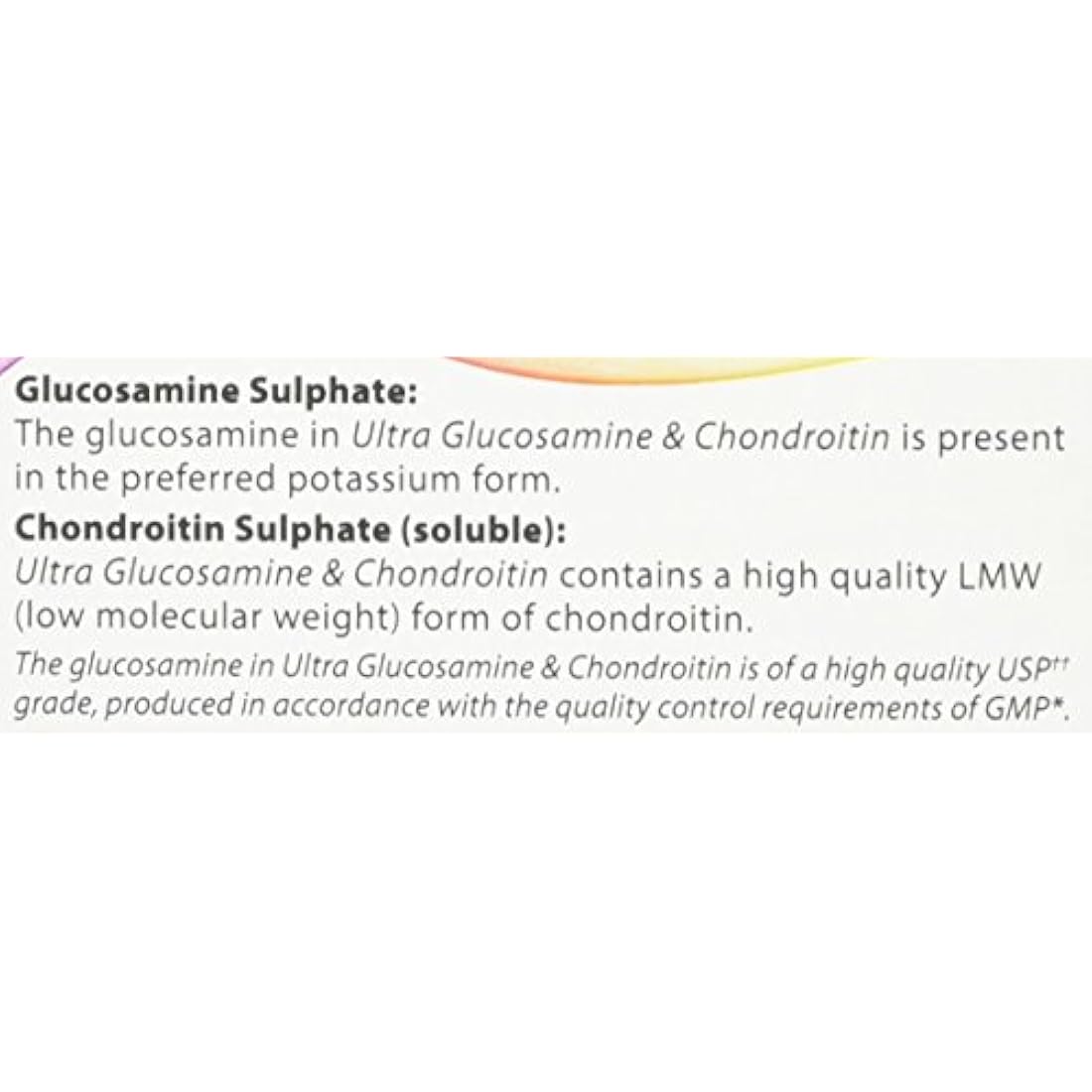 Vitabiotics Ultra Glucosamine & Chondroitin - Joint Health - 60 Tablets