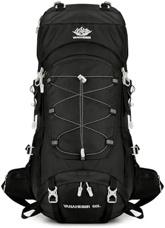 Jolof Store 60L Hiking Camping Backpack | Water Resistant Travel Rucksack