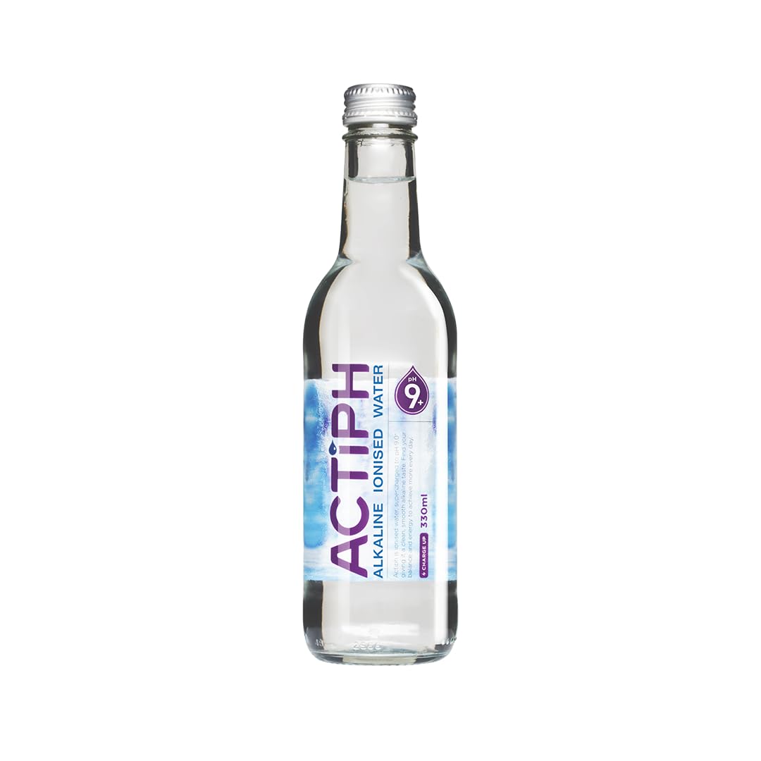 Actiph Alkaline Ionised Spring Water pH9+ with Electrolytes | 24x330ml