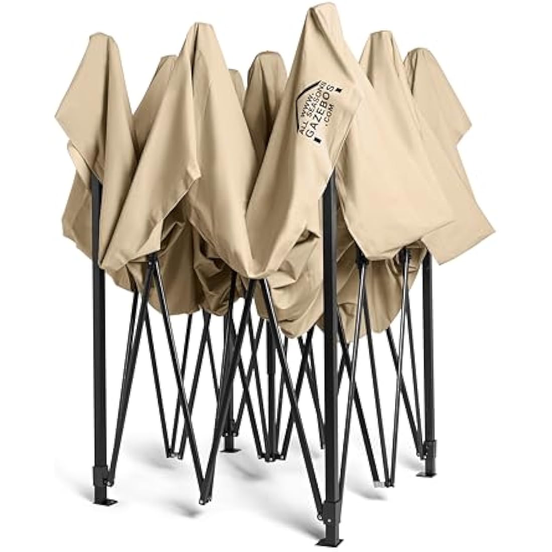 All Seasons Gazebos 3x3m Heavy Duty Waterproof Pop Up Gazebo - Beige
