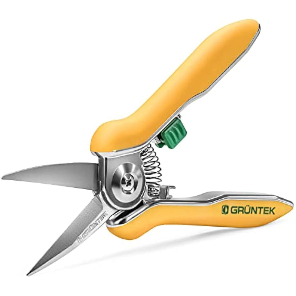 GRÜNTEK Colibri Flower Snips – 170mm Stainless Steel Bypass Pruner