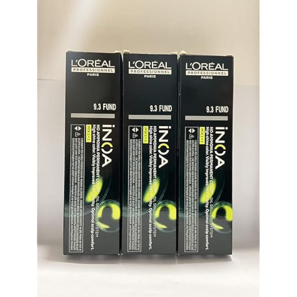 L'Oreal Inoa Ammonia-Free Hair Color No. 6 Dark Blonde - 3 x 60ml