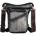 Leather Waist Pack – Unisex Minimalist Travel Belt Bag