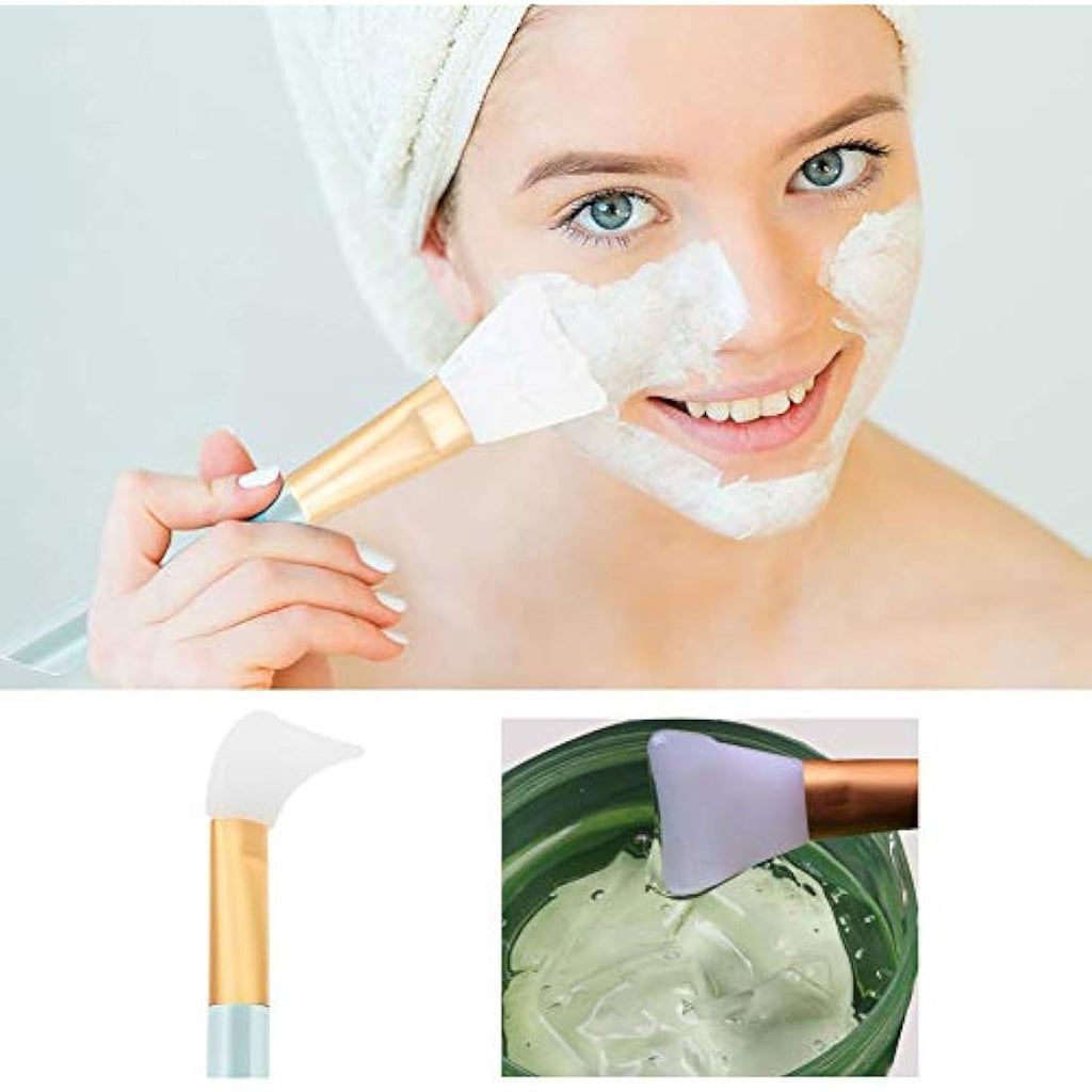 Jolof Store 3-Pack Silicone Face Mask Brushes | Soft Skincare Applicators
