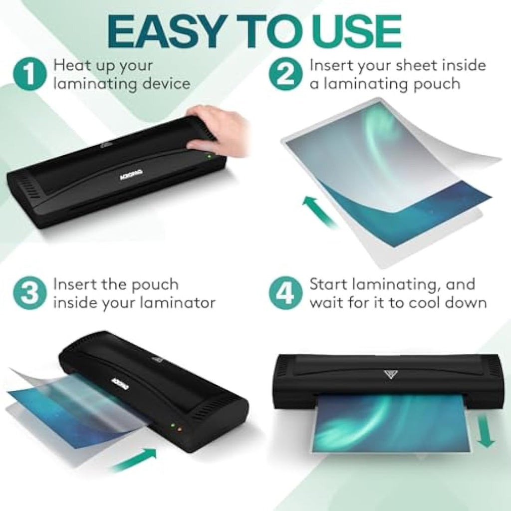 ACROPAQ A3 Laminating Pouches - 160 Micron Glossy Finish - 50 Pack