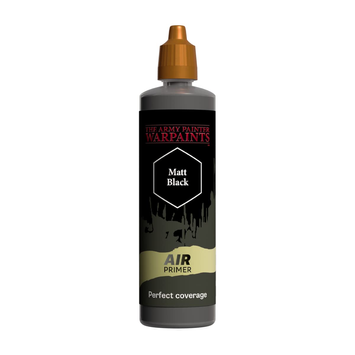 The Army Painter Airbrush Primer - Matt Black 100ml Acrylic for Miniatures