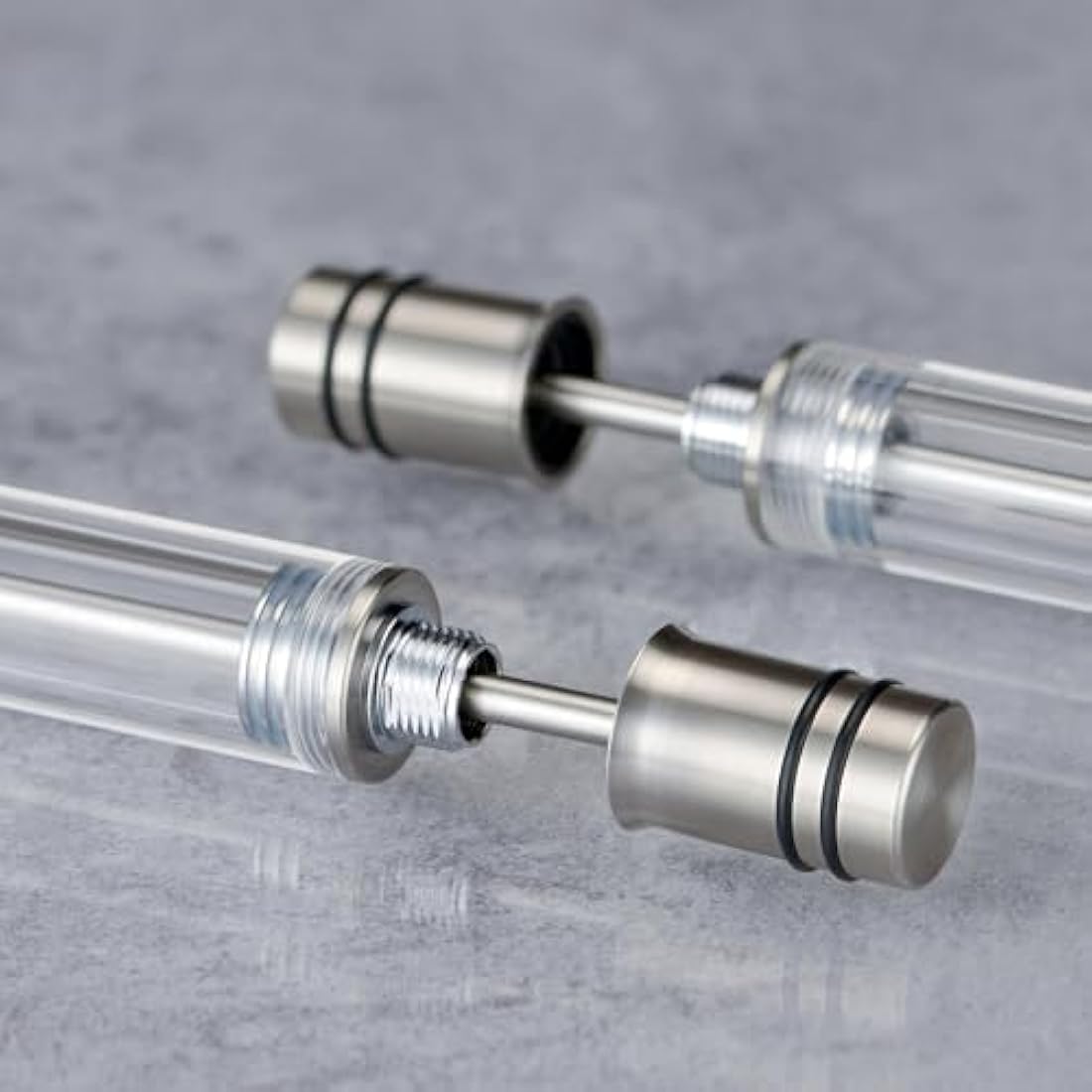 Asvine V200 Titanium Vacuum Filling Fountain Pen | Bock Medium Nib