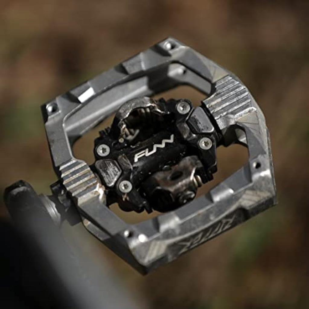 Funn Ripper MTB Clipless Pedals – SPD Compatible 6061 Alloy Platform