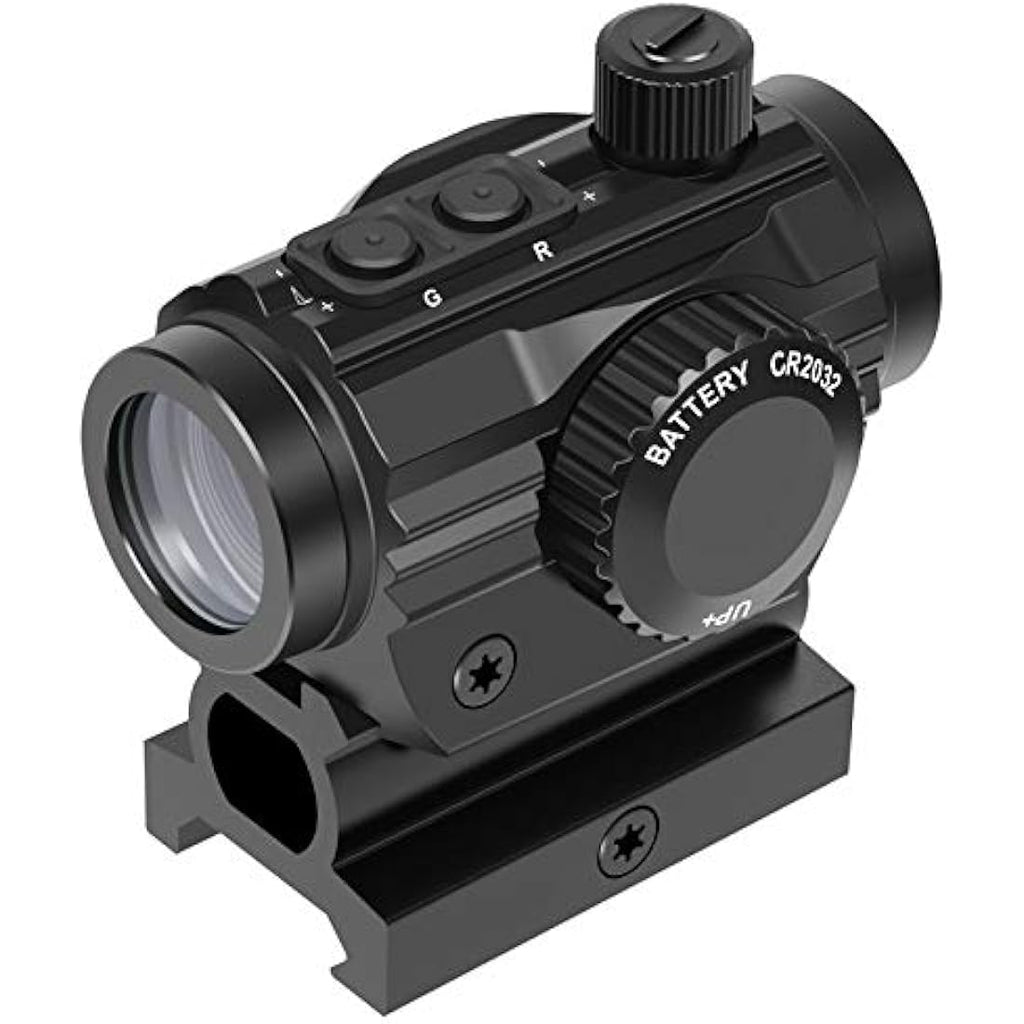 Feyachi RDS-25 Red Dot Sight | 4 MOA Dual Color Scope with Riser Mount