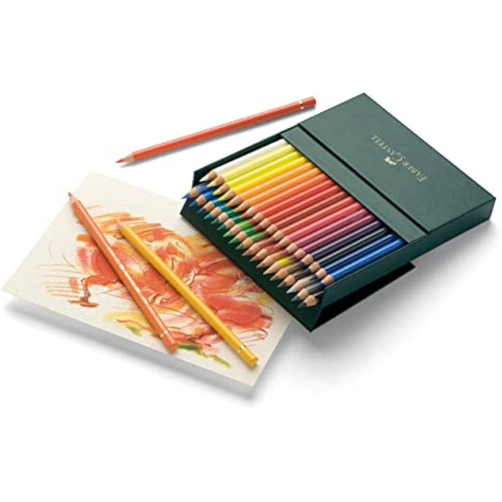 Faber-Castell Polychromos Colour Pencils | Gift Box of 36 | Lightfast
