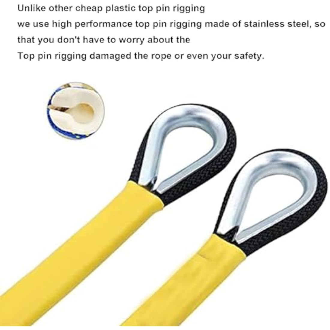 X XBEN 8mm Static Outdoor Utility Rope - 30m High Strength Nylon Cord