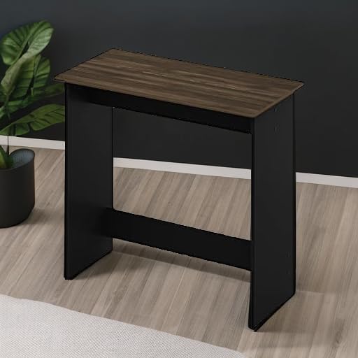 Furinno Simplistic Computer Desk - Compact Study Table, Columbia Walnut