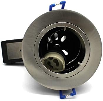 Sanlumia Fire Rated GU10 Recessed Downlight - Satin Nickel (10 Pack)