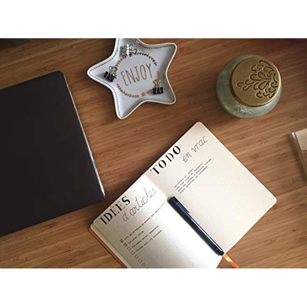 Rhodia Goalbook A5 Dotted Notebook – Lilac Faux Leather Bullet Journal