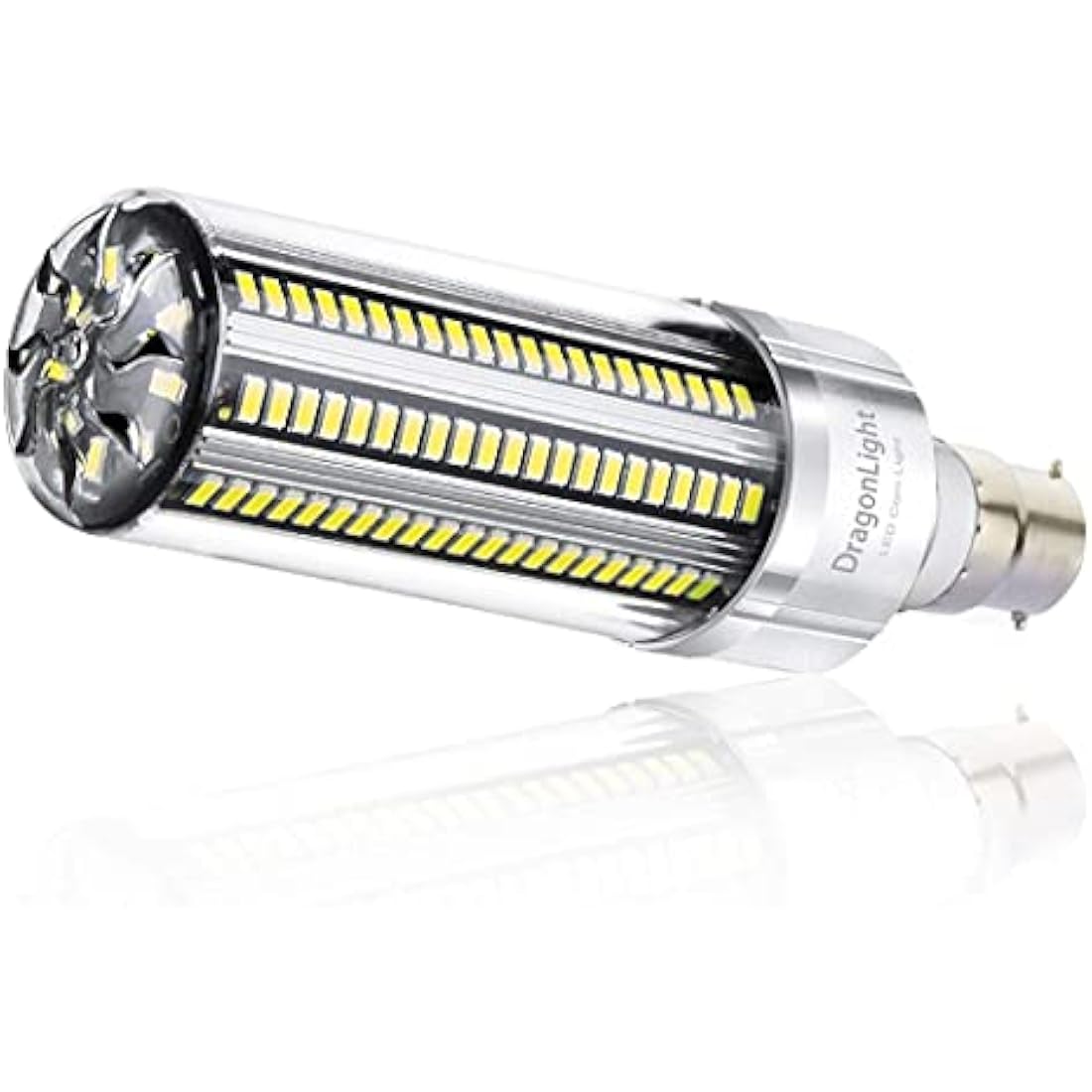 DragonLight 60W B22 LED Corn Bulb - 6000K Daylight 7200 Lumens