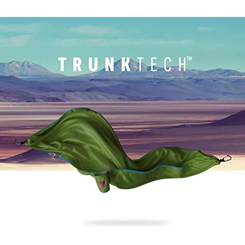 Grand Trunk TrunkTech Double Hammock – Ripstop Nylon 11ft (Green/Aqua)