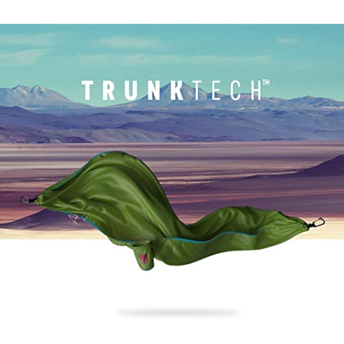 Grand Trunk TrunkTech Double Hammock – Ripstop Nylon 11ft (Green/Aqua)