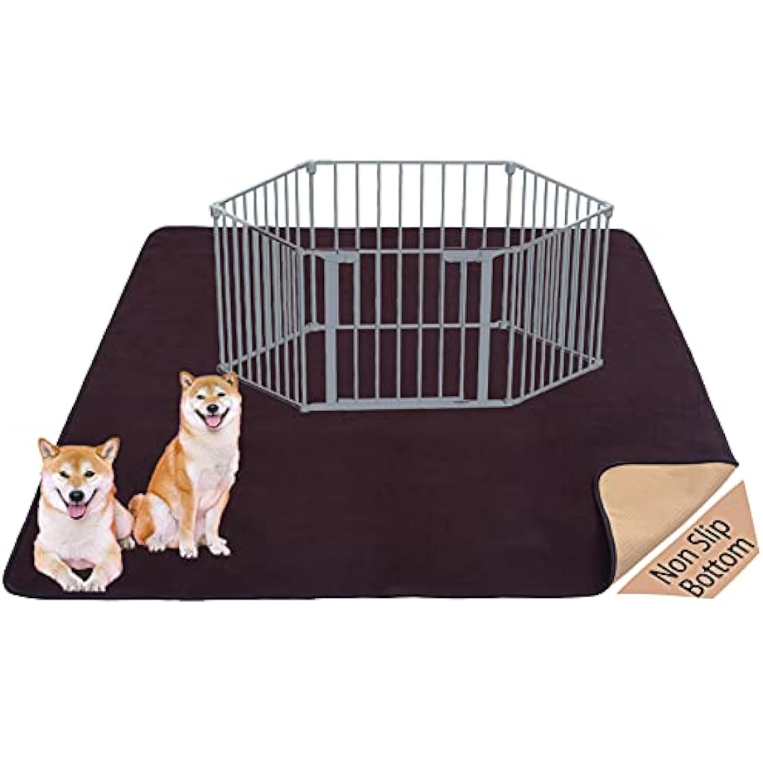 Washable Dog Pee Pads – 152x152 cm Reusable Waterproof Mat
