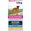Eukanuba Adult Boxer Dry Dog Food - Fresh Chicken & L-Carnitine 12kg