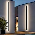 Mikeru 180cm Outdoor LED Strip Wall Light – 60W IP65 Modern Black Sconce