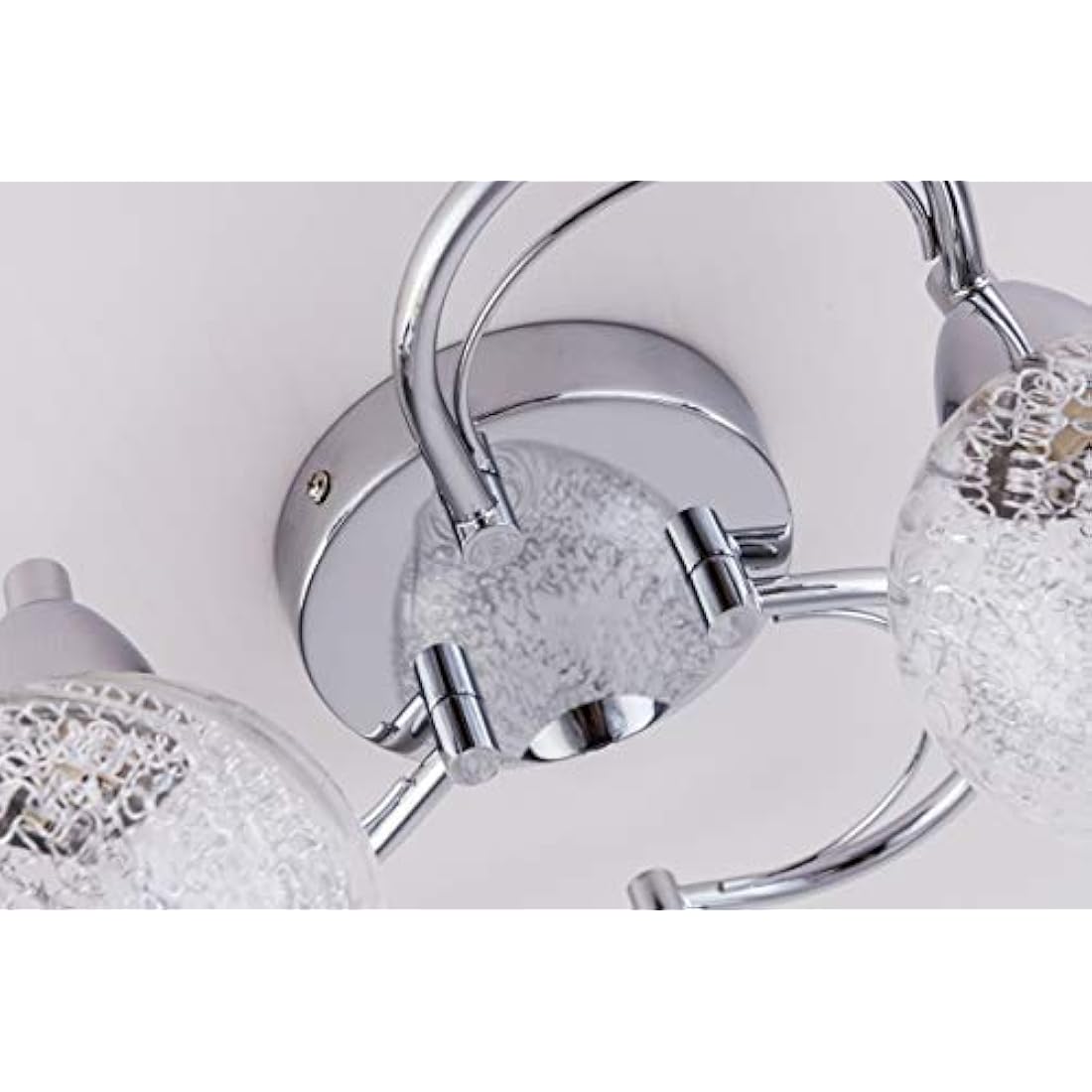 Aurolite Bolla 3-Light LED Semi Flush Ceiling Light | Polished Chrome