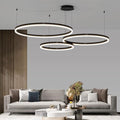 Jolof Store Modern 3-Ring LED Pendant Light | Dimmable 40+60+80cm Chandelier