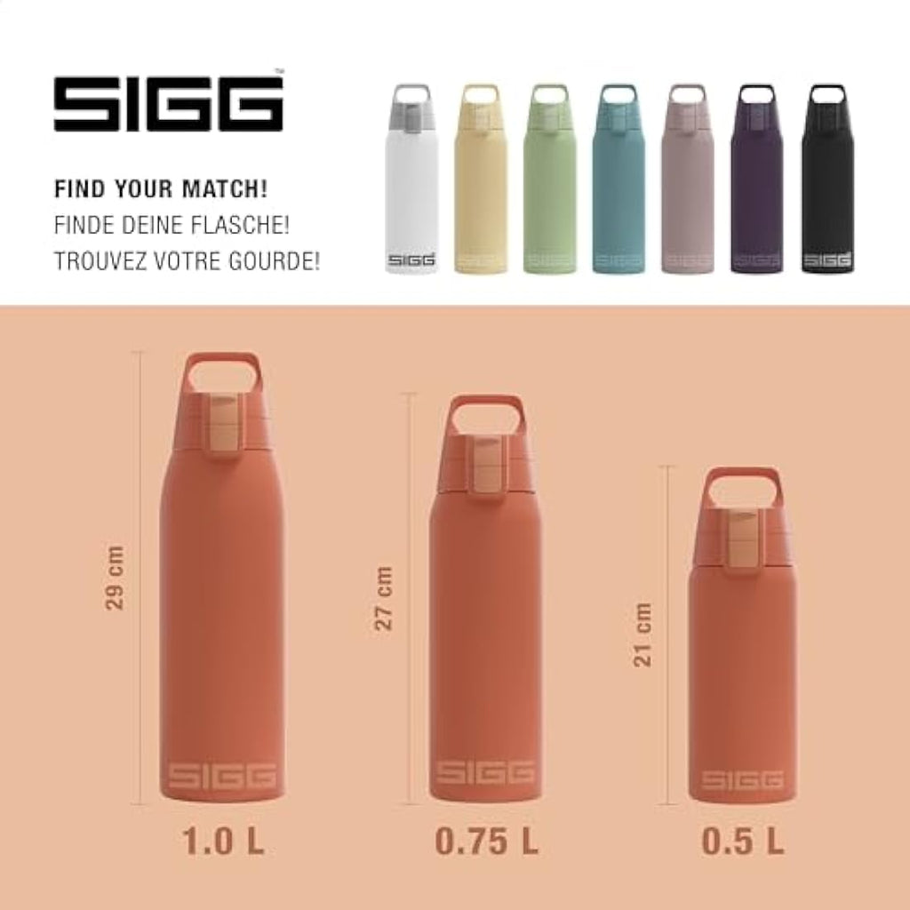 SIGG Shield Therm One Insulated Stainless Steel Water Bottle - 0.5L-1L