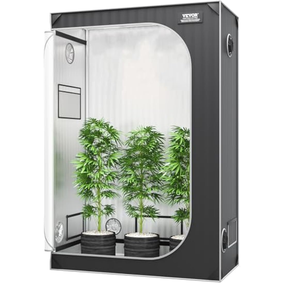VEVOR 2x4 Grow Tent | 2000D Mylar Reflective Hydroponic Plant Tent