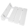 Wakects Wall Mount Shower Seat - Folding Aluminium Bath Stool, 130kg Load