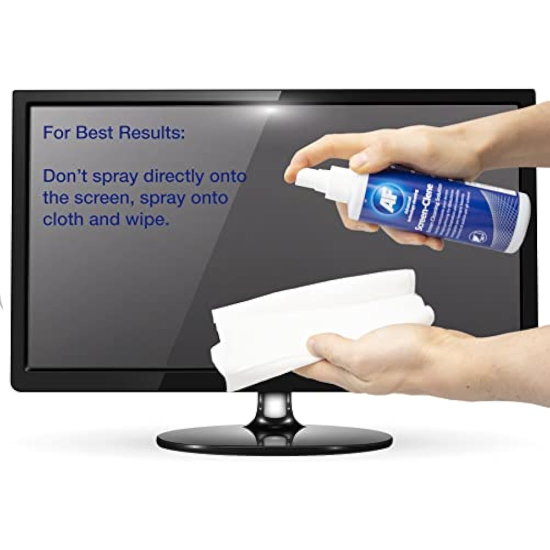 AF Screen Cleaner Spray 250ml | Alcohol Free Solution for TV & Laptop