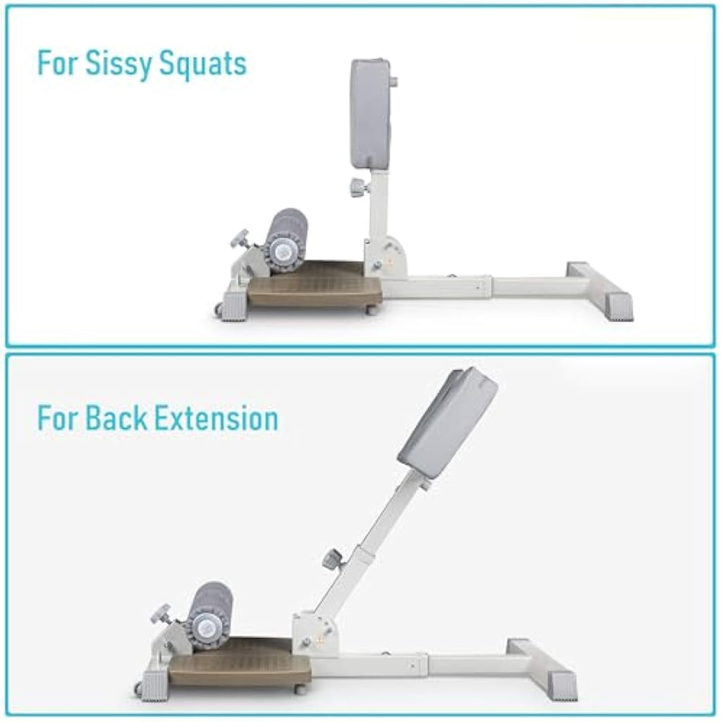 Leikefitness Sissy Squat Bench – Foldable Multi-Function Home Gym Station