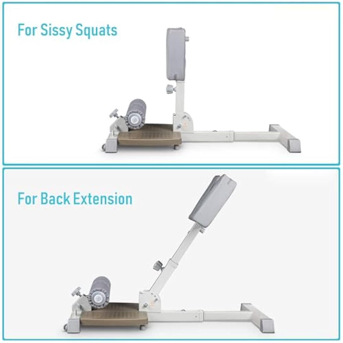 Leikefitness Sissy Squat Bench – Foldable Multi-Function Home Gym Station