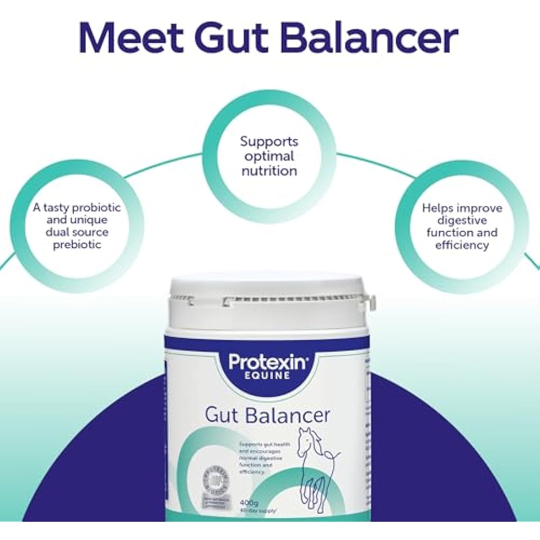 Protexin Equine Gut Balancer | Horse & Pony Digestive Support, 700g