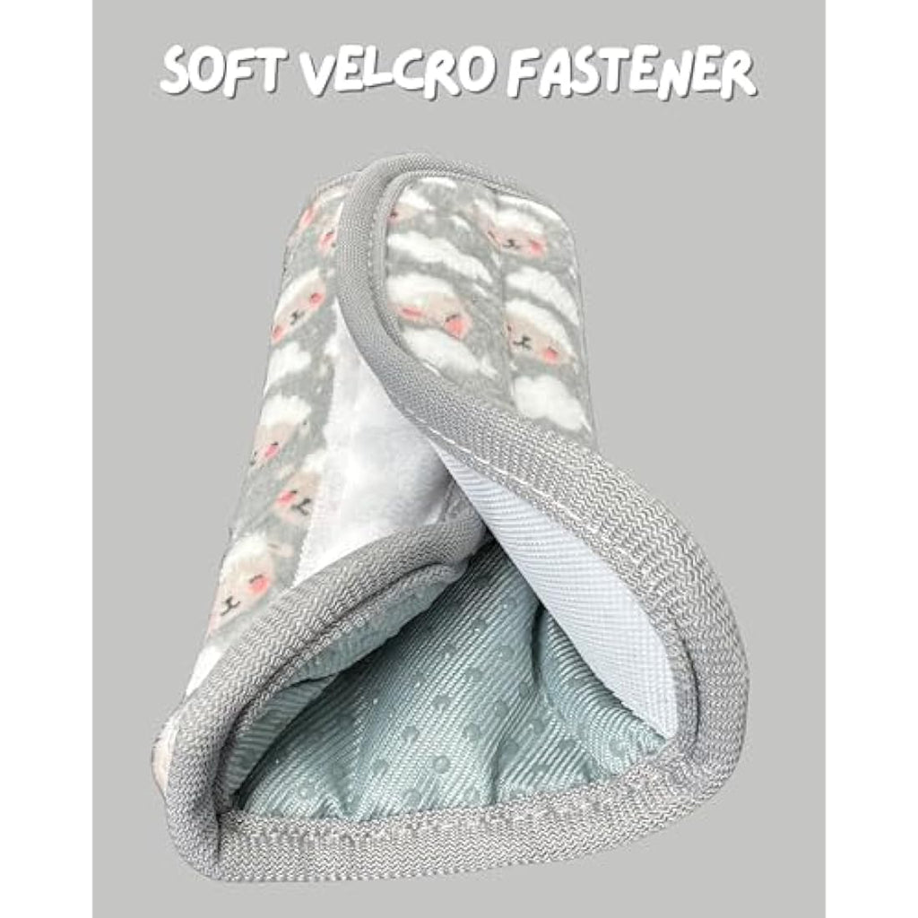 HECKBO Soft Harness Cushions – Sheep & Clouds Car Seat Strap Pads