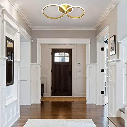 Comely 42W Modern LED Ceiling Light | Gold Flush Mount Chandelier